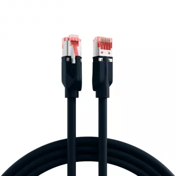 EFB-Elektronik Cablu patch RJ45 Cat.6A S/FTP LSZH Draka UC900 TM21 negru 40m