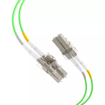 EFB Cablu patch duplex LC-LC OM5 1,5m LSZH 2mm verde lime