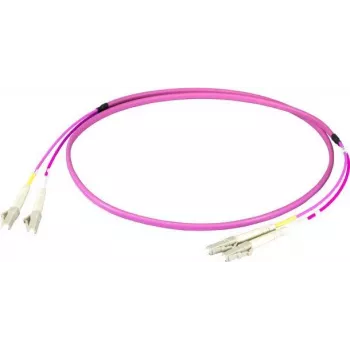Jumper duplex EFB Elektronik LC-LC 50/125 µm OM4 LSZH Erika Violet plat twin 3x5mm 25m