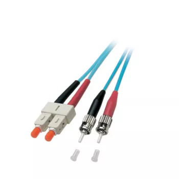 Jumper duplex EFB Electronics SC-ST 50/125 OM3 LSZH aqua 3,0mm 40m