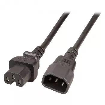 EFB Electronics cablu prelungitor pentru aparate fierbinți C14 180° - C15 180° negru 3 m 3 x 1,00 mm² VDE (EK585.3V2)