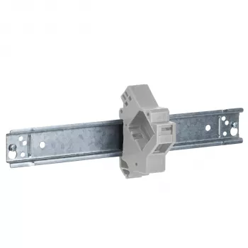 EFB Elektronik suport modul Keystone 1 port, pentru șină DIN în cutii de distribuție, plastic, alb (RAL 9010)