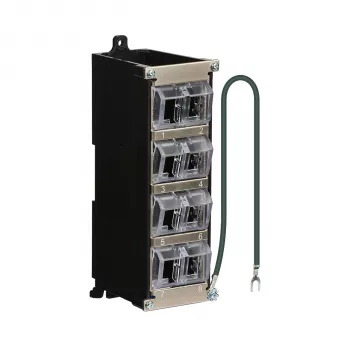 EFB Elektronik carcasă de distribuție Keystone 8 porturi pentru șină DIN și montaj pe perete, plastic, gri deschis