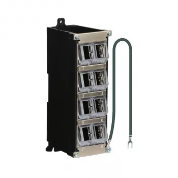 EFB Elektronik carcasă de distribuție Keystone 8 porturi pentru șină DIN și montaj pe perete, plastic, gri deschis