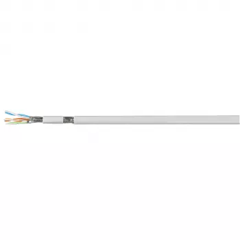 Cablu patch EFB Elektronik Cat.7 PiMF UC900MHz SS26 4P FRNC-B gri 100 m - rețea - cablu CAT 7/mufă RJ45