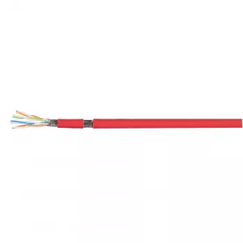 EFB Elektronik cablu patch Cat.7 PiMF UC900MHz SS26 4P FRNC-B roșu 100 m - Rețea - cablu CAT 7/ștecher RJ45