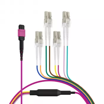 EFB ELEKTRONIK Cablu trunk MPO-PLUS(F)-LC OM4 8 fibre tip B LSZH violet erica 3m