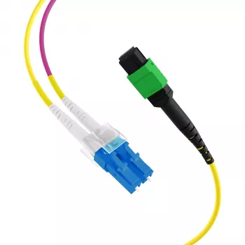 EFB ELEKTRONIK Cablu trunk MPO-PLUS/APC(F)-LC OS2 8 fibre tip B LSZH galben 3m
