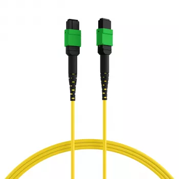 EFB ELEKTRONIK Cablu patch MPO-PLUS/APC(F)-MPO-PLUS/APC(F) OS2 8 fibre tip B LSZH galben 10m