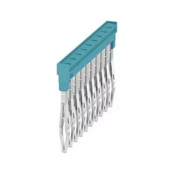 Conector transversal Weidmüller ZQV 1.5N/10 BL, 10 poli, albastru, 20 bucăți