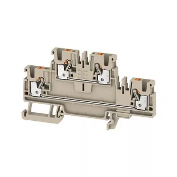 Weidmüller clemă de trecere A2T 2.5, 2,5 mm², bej, PUSH IN