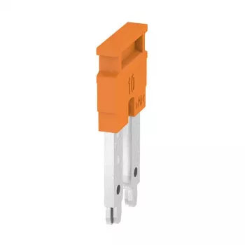 Conector transversal Weidmüller ZQV 10N/2, 2 poli, portocaliu, 1000V, 57A