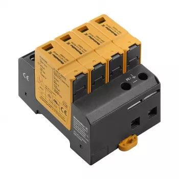 Descărcător de supratensiune Weidmüller VPU AC II 4 300/50 50 kA 4 poli tip 2 SPD