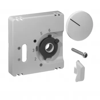 Set capac ALRE pentru termostat de cameră JZ-037.100, alb pur (RAL 9010)