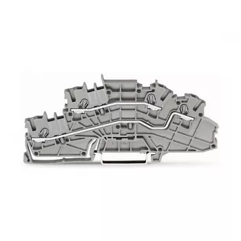 Bornă de trecere WAGO 2003-6642, TOPJOB® S, 2 conductoare, 4 mm², gri, 800 V, 24 A