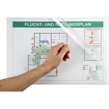 Eichner buzunar magnetic pentru documente A4 140 Mic transparent 5 bucăți