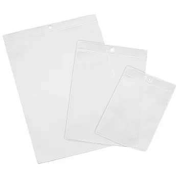 Buzunar pentru documente Eichner A4 10 bucăți, transparent, din polipropilenă, cu introducere de sus