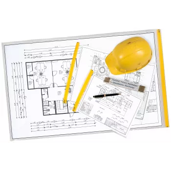 Huse de protecție pentru planuri Eichner 5 bucăți A0, transparente