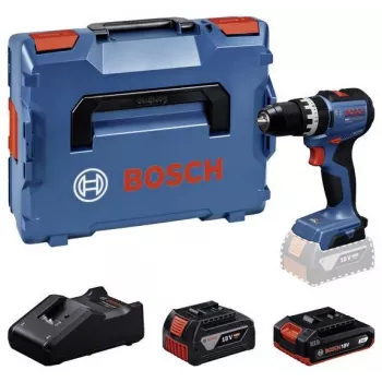 Mașină de găurit cu percuție cu acumulator Bosch Professional GSB 18V-52 cu 2 acumulatori 18V în L-BOXX (retail)
