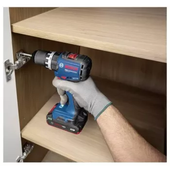 Set mașină de găurit cu percuție fără fir BOSCH Professional GSB 18V-52 cu 2 acumulatori 2,0 Ah, L-Case
