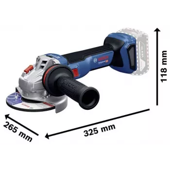 Set combinat BOSCH POWERTOOLS 18V cu mașină de găurit și înșurubat cu acumulator, înșurubător cu impact, ciocan rotopercutor, polizor unghiular (set de 4 scule)