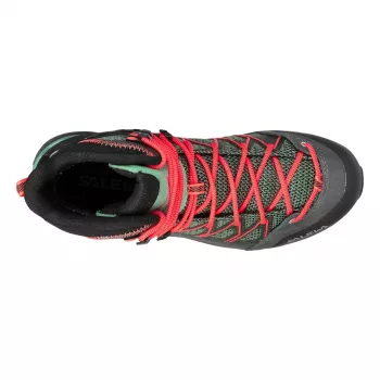 Salewa Mountain Trainer Lite Mid GTX Women's Hiking Boots - Cactus/Fluo Coral - EU 40.5