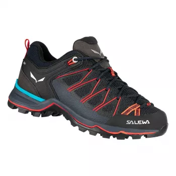 Pantofi de abordare Salewa Mountain Trainer Lite pentru femei - Premium Navy/Fluo Coral, mărimea 38