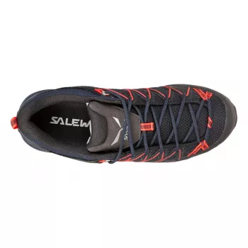 Pantofi de abordare Salewa Mountain Trainer Lite pentru femei - Premium Navy/Fluo Coral, mărimea 38