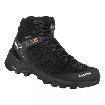 Ghete de drumeție SALEWA Women's Alp Trainer 2 Mid GTX, Black/Black, UK 7 (EU 40.5)