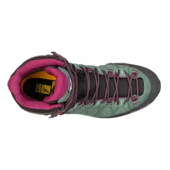 Bocanci de drumeție SALEWA Alp Trainer 2 Mid GTX pentru femei - Duck Green / Rhododendron - UK 4 (EU 36.5)