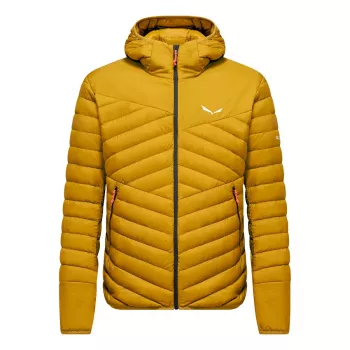 Geacă de puf Salewa Brenta - Gold / Black Out