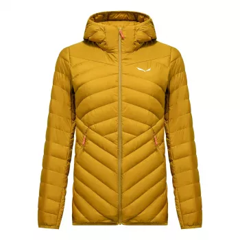 Geacă puf Salewa Brenta pentru femei - Gold, mărimea S