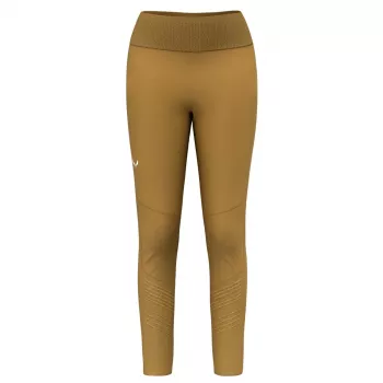 Colanți damă Salewa Pedroc Dry Resp Hybrid Golden Brown, XS/S