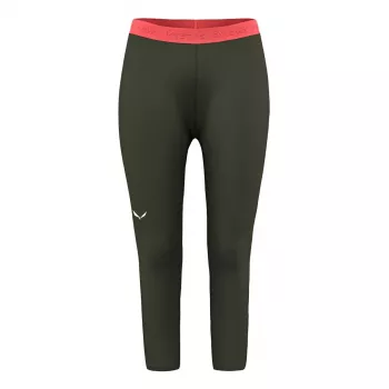 Colanți termici Salewa Dark Olive mărimea S