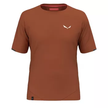 Tricou Salewa Pedroc Dry Hybrid, S, Bombay Brown