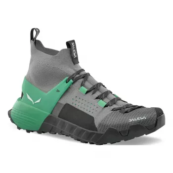 Pantofi de abordare damă SALEWA Wildfire NXT Knit - Alloy/Irish Green - UK 5,5 (EU 38,5)