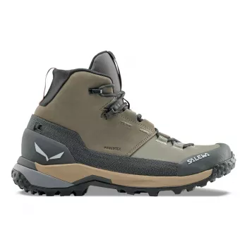 Bocanci de drumeție SALEWA Puez Leather Mid PTX pentru femei - Bungee Cord / Onyx