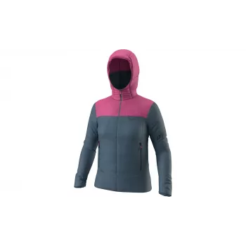 Geacă SALEWA Dynafit Radical PRL Hood cu glugă, căptușită, pentru femei - Magenta, mărime M