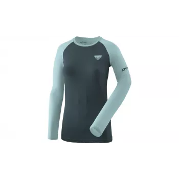 Tricou cu mânecă lungă SALEWA Dynafit Alpine Pro damă - Cloud Blue, mărimea XS