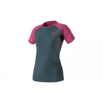 Tricou de alergare SALEWA Dynafit Alpine Pro S/S pentru femei - Magenta, mărime XS