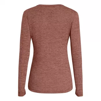 Tricou cu mâneci lungi Salewa Puez Melange Dry de damă, roz, S