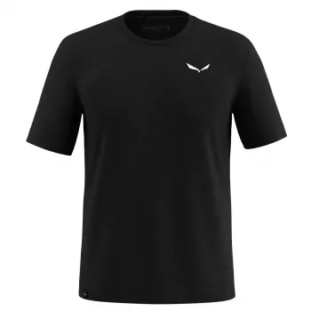 Tricou Salewa Eagle Minilogo AM - Black Out, mărimea M