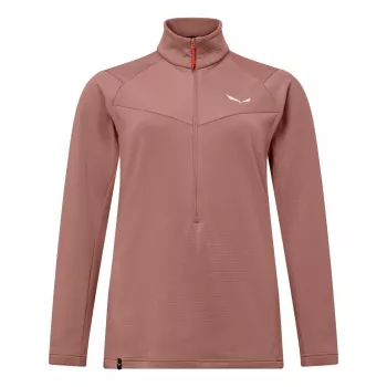 Geacă fleece cu fermoar integral Salewa Puez Cammino Fleece, Desert Pink, 38 M, de damă