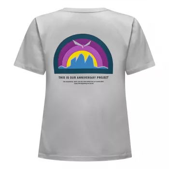 Tricou Salewa Eagle Anniversary, Optical White, mărimea XL