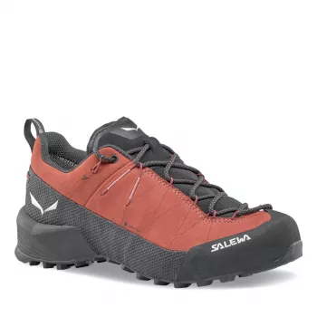 Pantof de abordare pentru femei Salewa Wildfire Leather 2 GTX, Etruscan Red/Black, mărimea 36,5