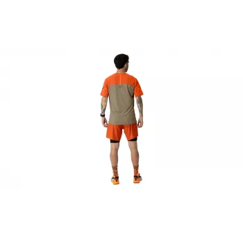Tricou de alergare SALEWA Dynafit Alpine Pro S/S Tee - Fallen Rock - mărimea M