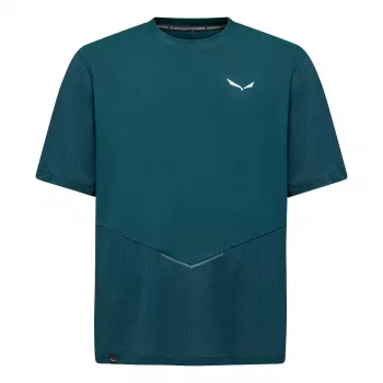 Tricou Salewa Pedroc Dry Hyb Pond Blue M