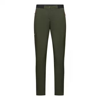Pantaloni softshell damă Salewa Pedroc 5 Dst - Dark Olive, mărimea M