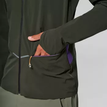 Geacă softshell bărbați Salewa Pedroc Dst Light Dark Olive mărimea M
