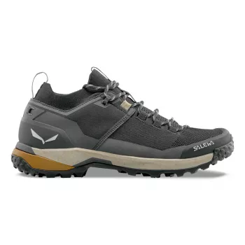 Pantofi de drumeție Salewa Puez 2 Knit Ptx, Black/Black, mărimea 45